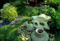 garden stone fountain1980s 1990s A4 Photo Print