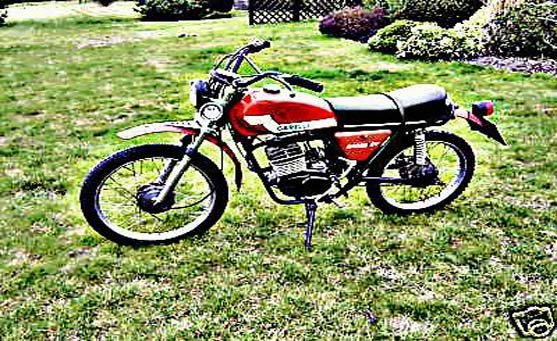 garelli kl50 tiger motorbike A4 Photo Print