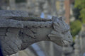 gargoyle detail stone 1980s 1990s A4 Photo Print
