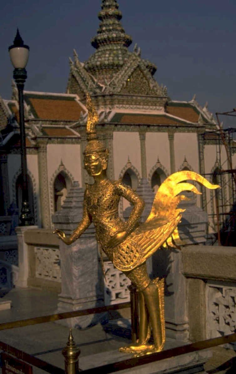 garuda statue wat 1980s 1990s A4 Photo Print