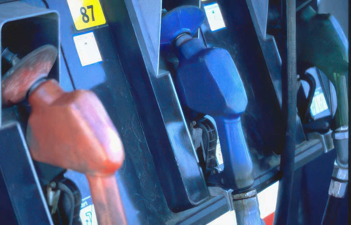 gas pump nozzle Vintage A4 Photo Print