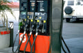 gas station pumps Vintage A4 Photo Print