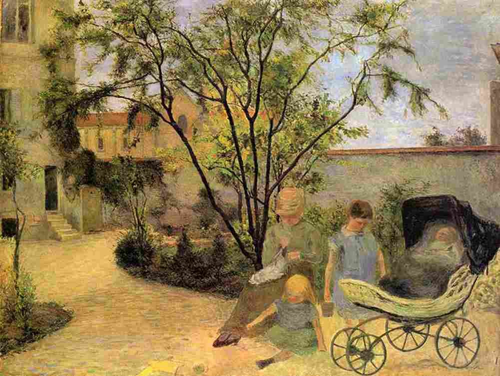 gaug Garden in Vaugirard main Art A4 Photo Print