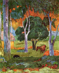gaug Landscape on La Dominique Art A4 Photo Print