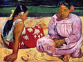 gaug Tahitian Women on the Beach main Art A4 Photo Print