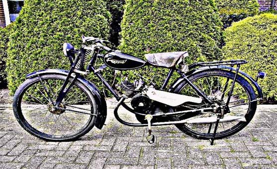 gazelle motorbike A4 Photo Print