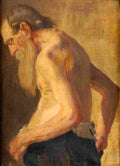 gebhardt study of a male figure Art A4 Photo Print