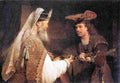 geld Ahimelech Giving the Sword of Goliath to David main Art A4 Photo Print
