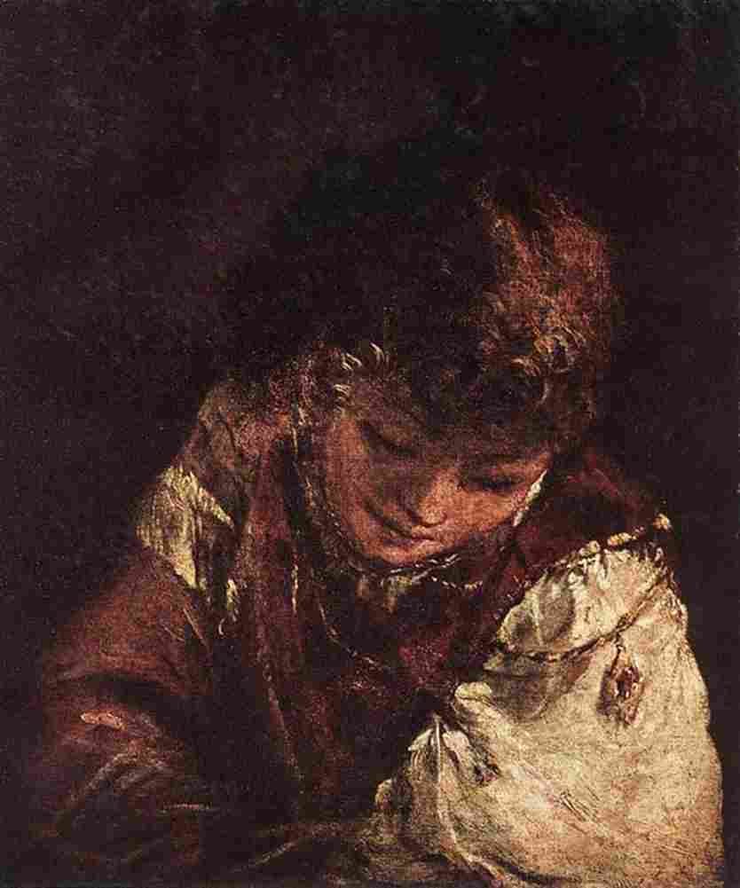geld Portrait of a Boy Art A4 Photo Print