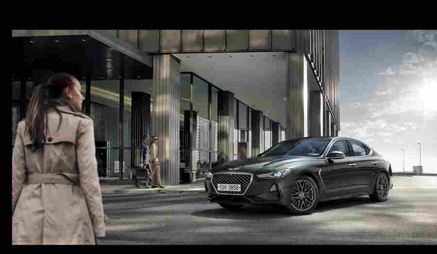 genesis g70 2021 7128 58 Car A4 Photo Print
