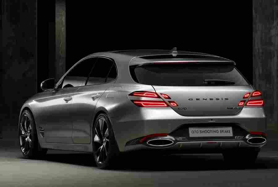 genesis g70 shooting brake 2021 7110 11 Car A4 Photo Print