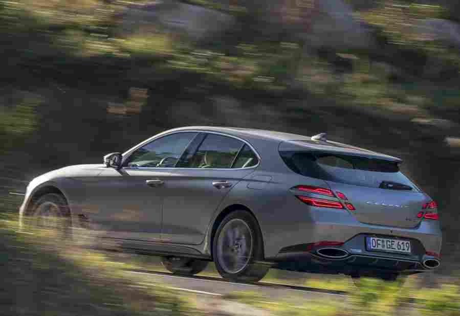 genesis g70 shooting brake 2021 7110 13 Car A4 Photo Print