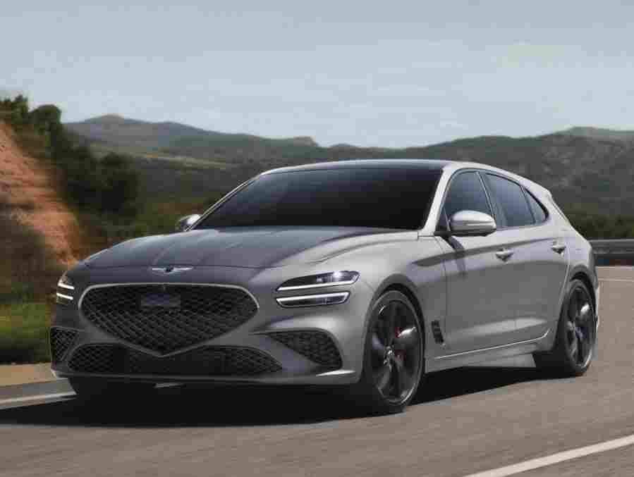 genesis g70 shooting brake 2021 7110 17 Car A4 Photo Print