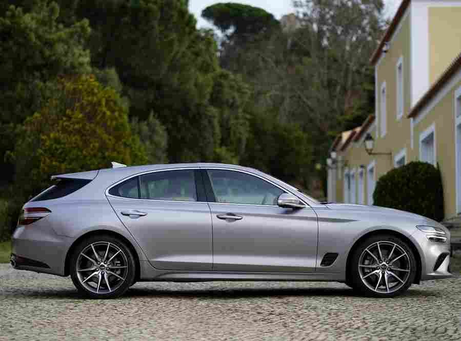 genesis g70 shooting brake 2021 7110 18 Car A4 Photo Print