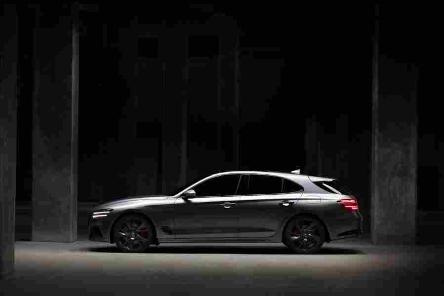 genesis g70 shooting brake 2021 7110 2 Car A4 Photo Print