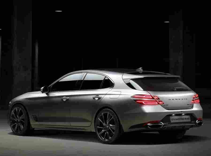 genesis g70 shooting brake 2021 7110 21 Car A4 Photo Print