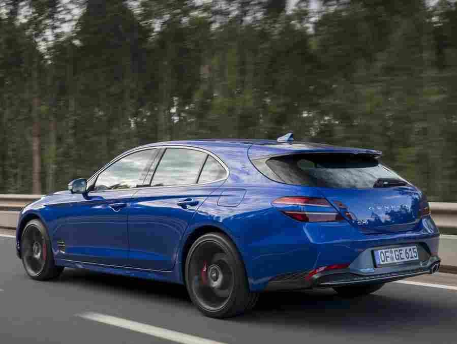 genesis g70 shooting brake 2021 7110 22 Car A4 Photo Print
