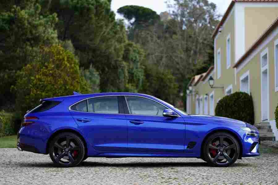 genesis g70 shooting brake 2021 7110 23 Car A4 Photo Print
