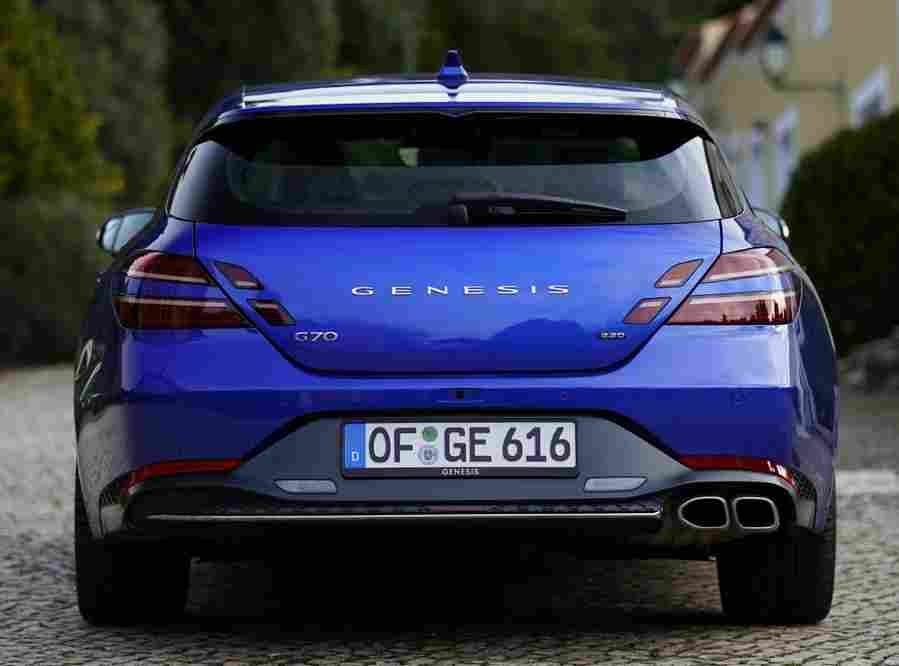 genesis g70 shooting brake 2021 7110 24 Car A4 Photo Print