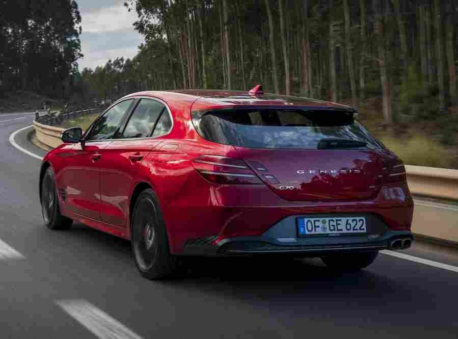genesis g70 shooting brake 2021 7110 25 Car A4 Photo Print