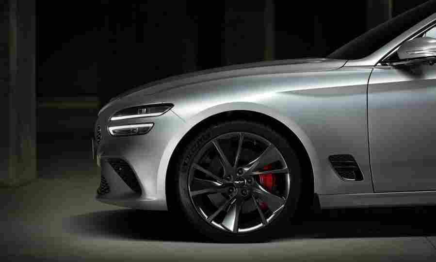 genesis g70 shooting brake 2021 7110 9 Car A4 Photo Print