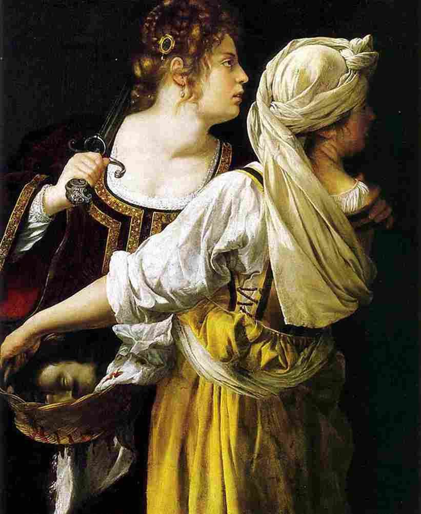 gentileschi Judith and her Maidservant Art A4 Photo Print