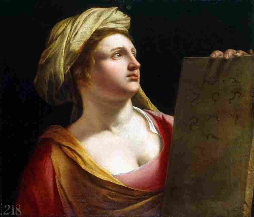 gentileschi orazio a sibyl Art A4 Photo Print