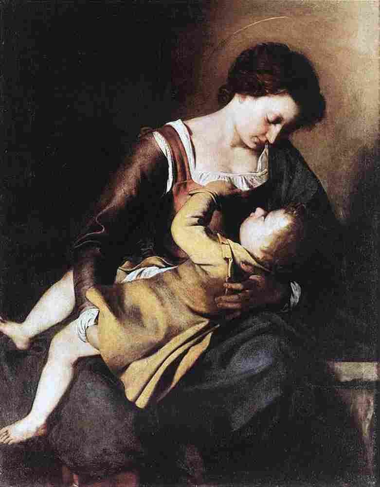 gentileschi orazio madonna Art A4 Photo Print