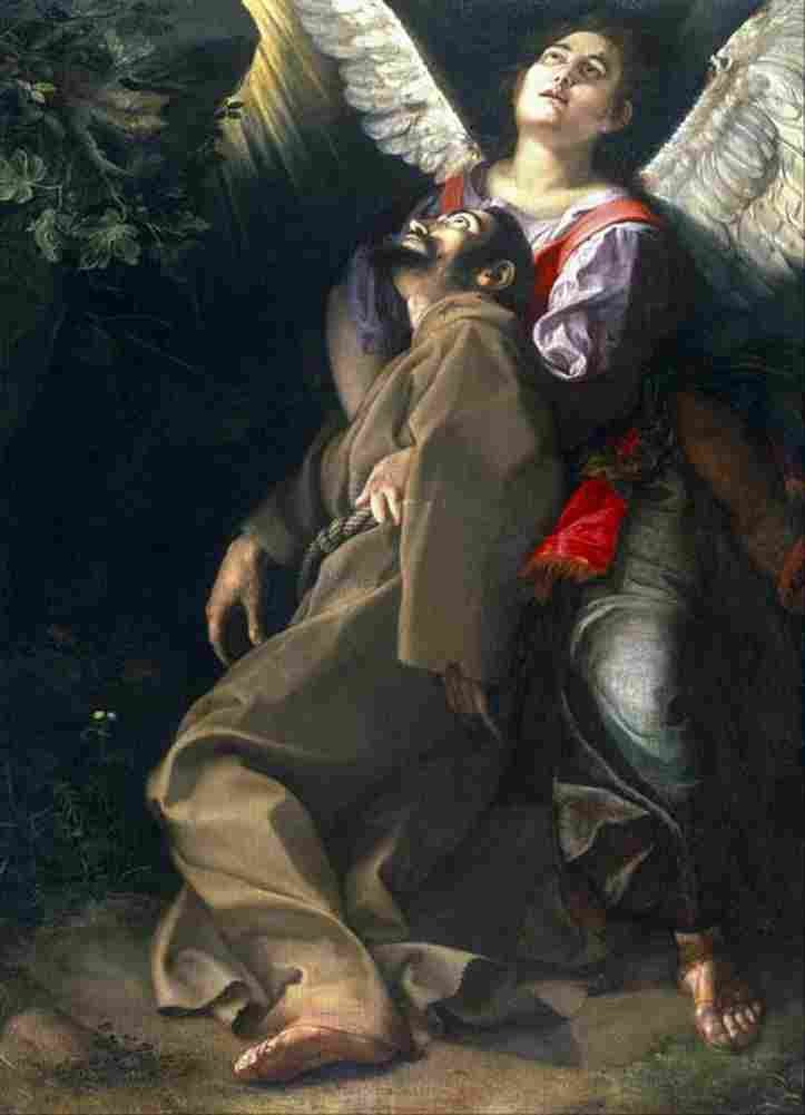 gentileschi orazio the stigmatization of saint francis Art A4 Photo Print