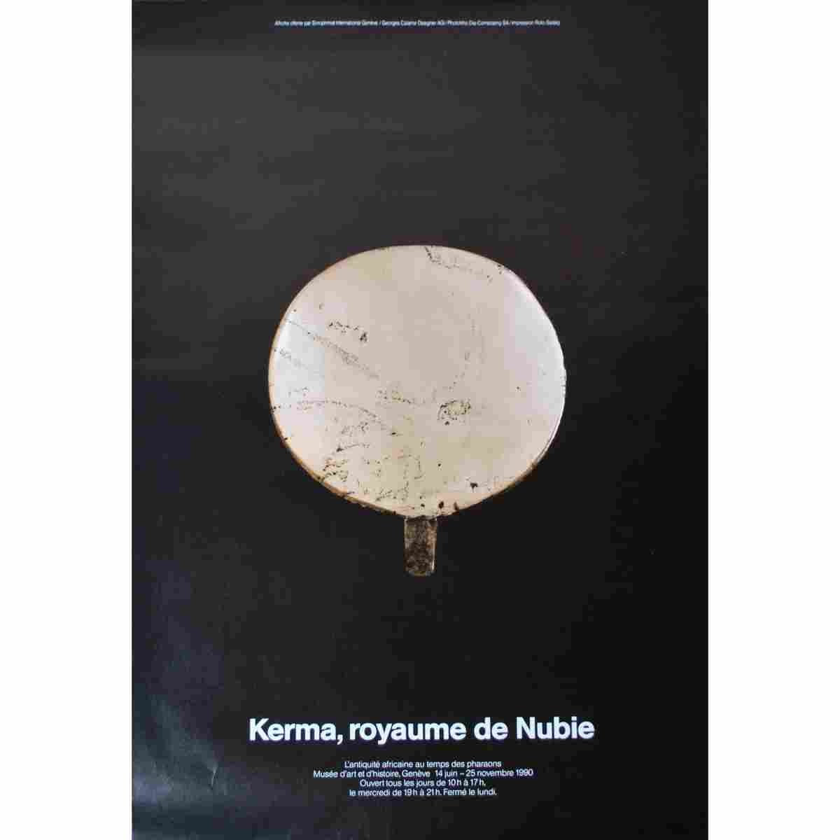 georges calame kerma royaume de nubie 1990 2 Advert A4 Photo Print