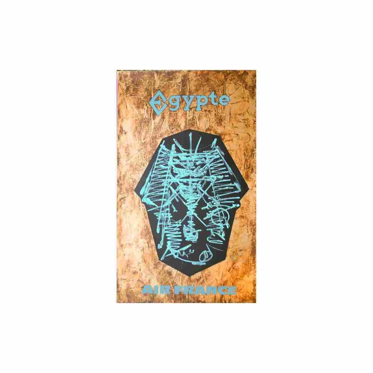 georges mathieu egypte 1967 2 Advert A4 Photo Print