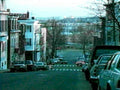 georgetown winter street1980s 1990s A4 Photo Print