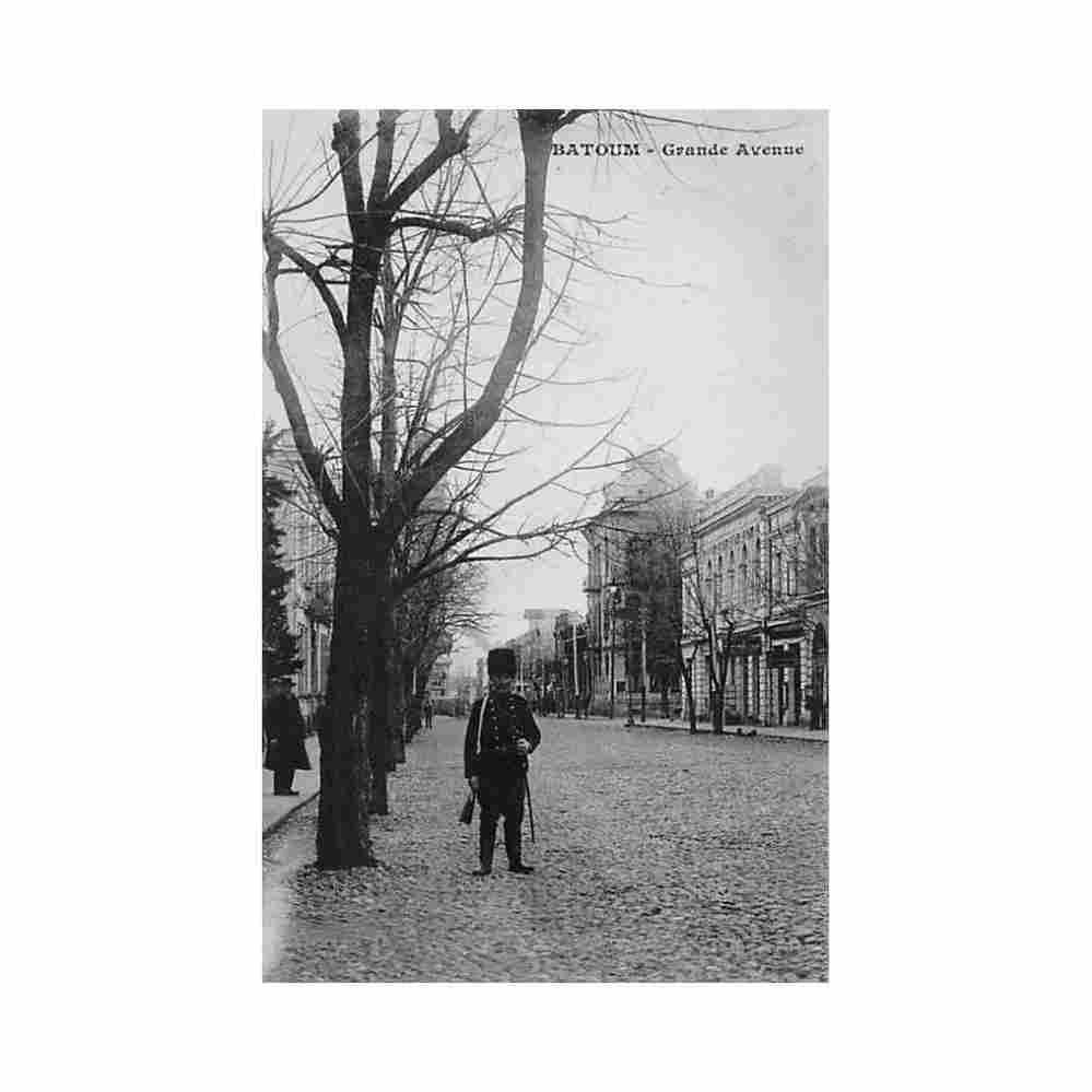 georgia batumi the boulevard messageries maritimes Vintage A4 Photo Print