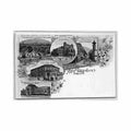 georgia tbilisi hotel de londres litho Vintage A4 Photo Print