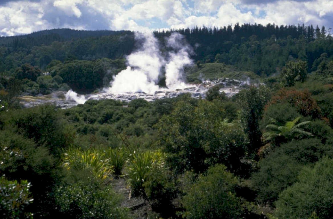 geothermal hot springs 1980s 1990s A4 Photo Print