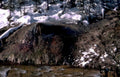 geothermal spring yellowstone Vintage A4 Photo Print