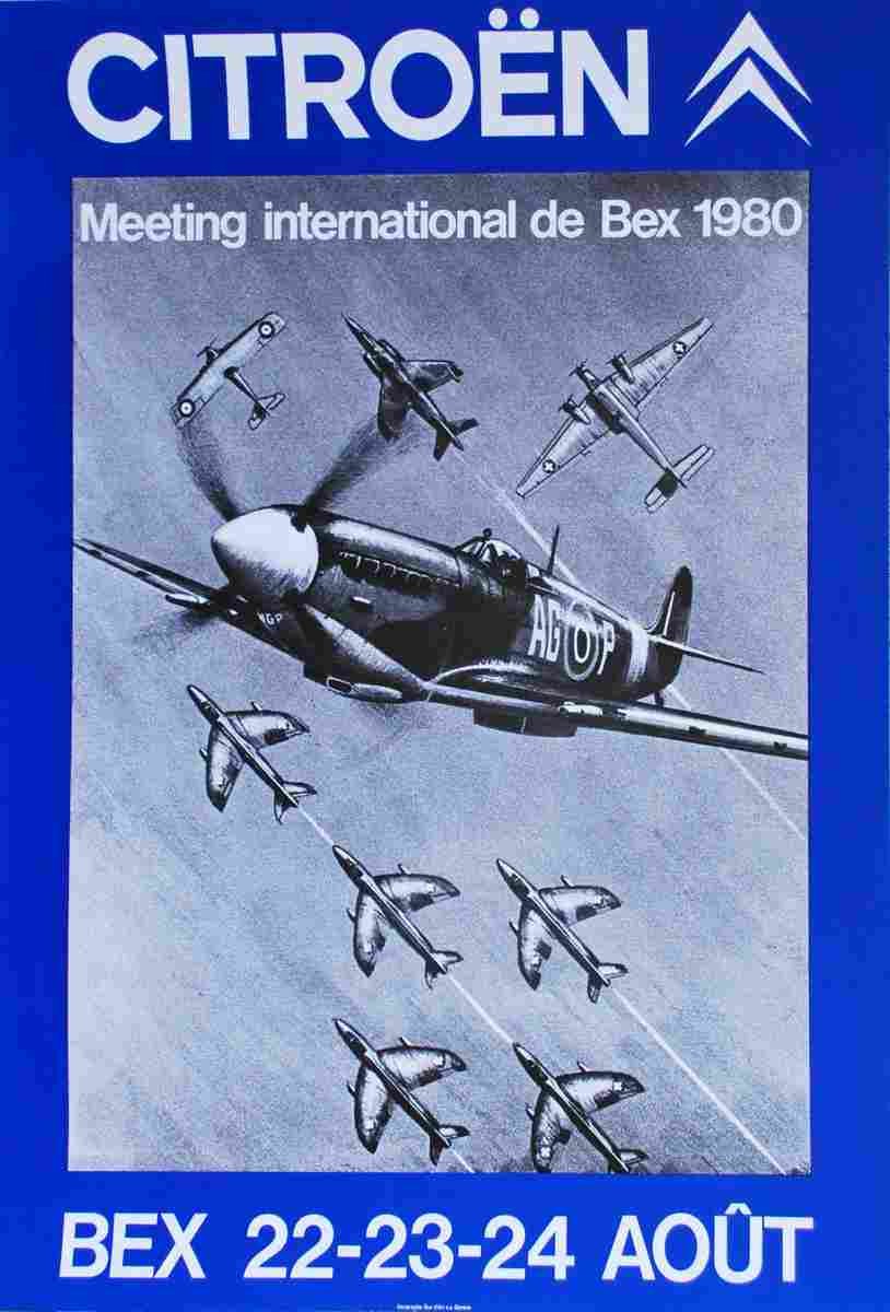 gerard de bernardis flugmeeting bex 1983 5 Advert A4 Photo Print