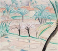 gerda wegener a landscape with palms morocco Art A4 Photo Print