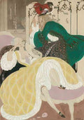 gerda wegener an elegant couple in a rococo interior Art A4 Photo Print UK