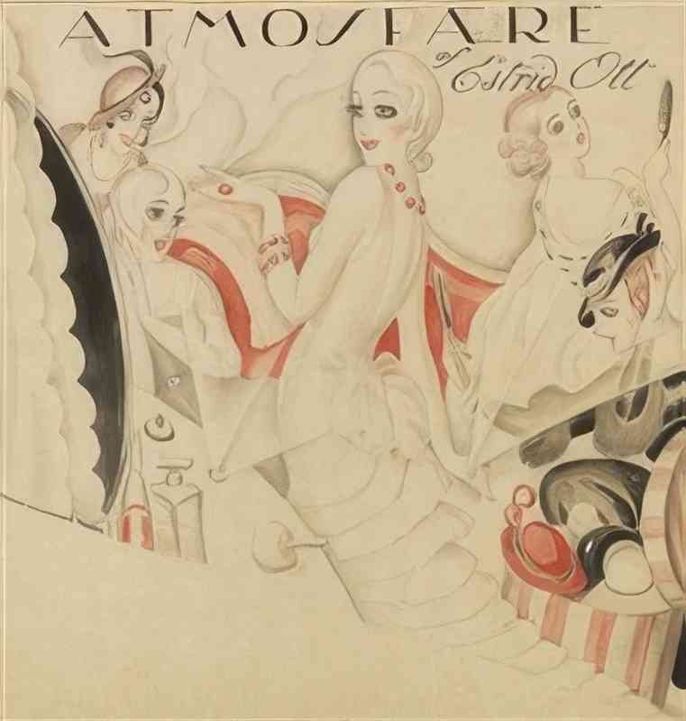gerda wegener atmosphaere Art A4 Photo Print