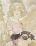 gerda wegener au gants noirs Art A4 Photo Print