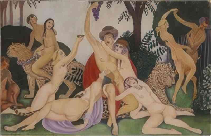 gerda wegener bacchanalia ou fete a beaugency Art A4 Photo Print
