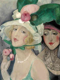 gerda wegener cocottes with hats (lili and friend) Art A4 Photo Print