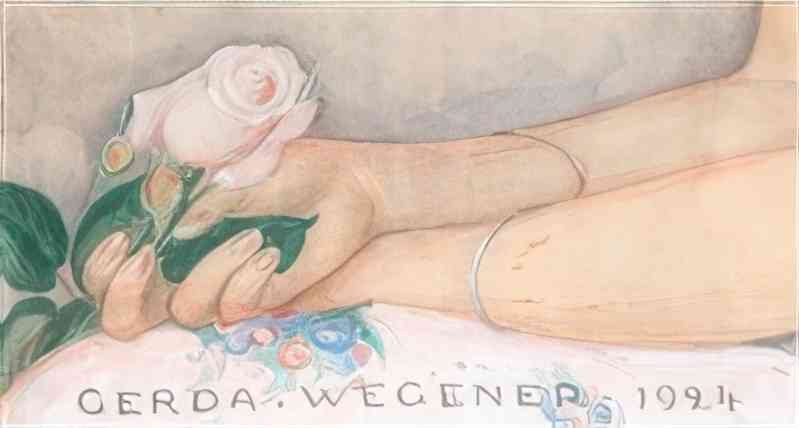 gerda wegener composition with hands Art A4 Photo Print