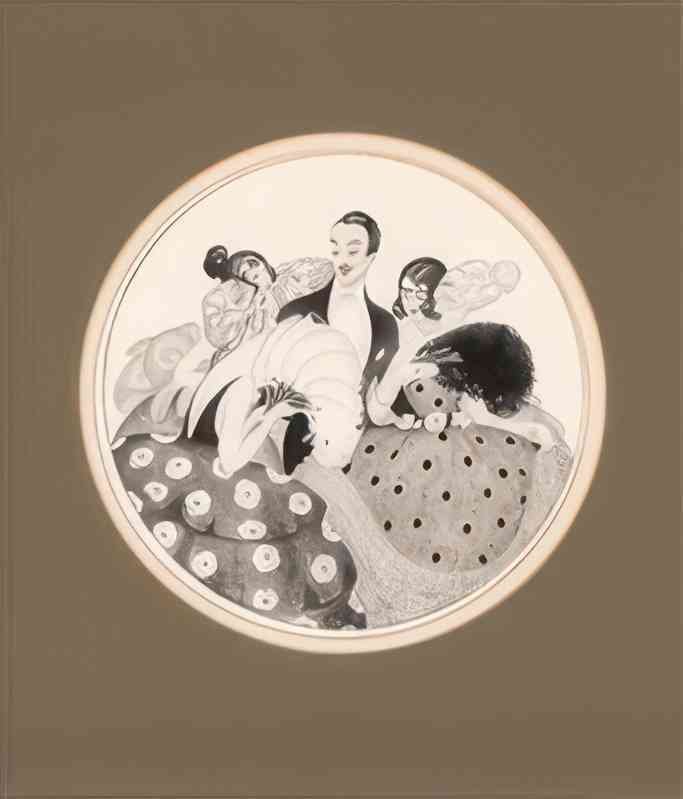 gerda wegener corbeille des femmes Art A4 Photo Print UK