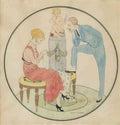 gerda wegener couple with cupid Art A4 Photo Print UK