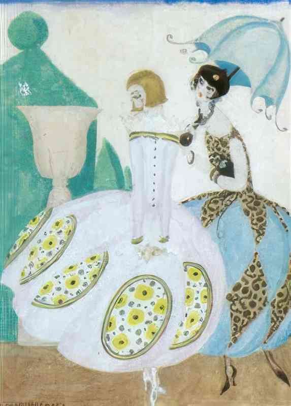gerda wegener crinolines Art A4 Photo Print