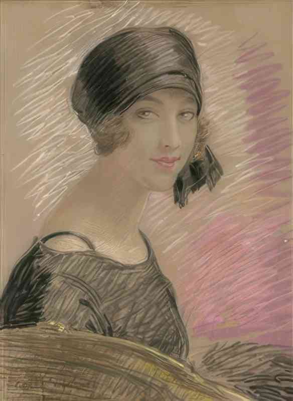 gerda wegener damenportrait Art A4 Photo Print UK