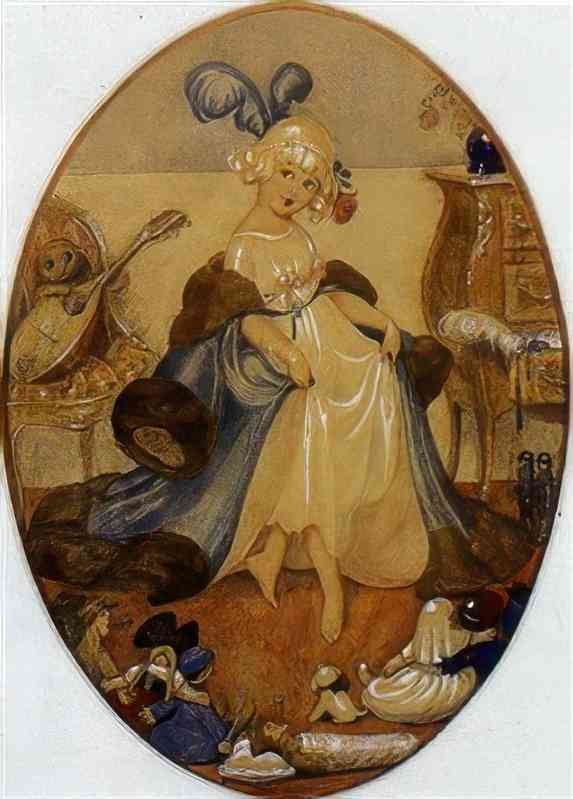 gerda wegener den lille danserinde Art A4 Photo Print UK
