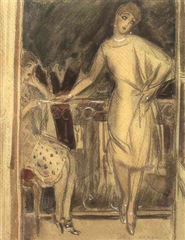 gerda wegener deux elegantes au balcon Art A4 Photo Print